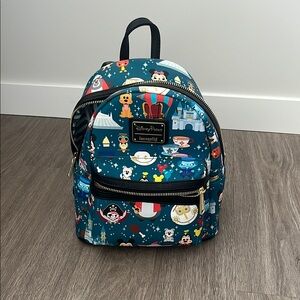 Loungefly Disney Parks Blue Backpack